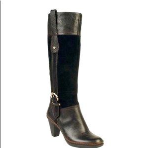 Naturalizer N5 New DANDY Knee High Comfort Fashion Suede & Leather Boot BLACK 10